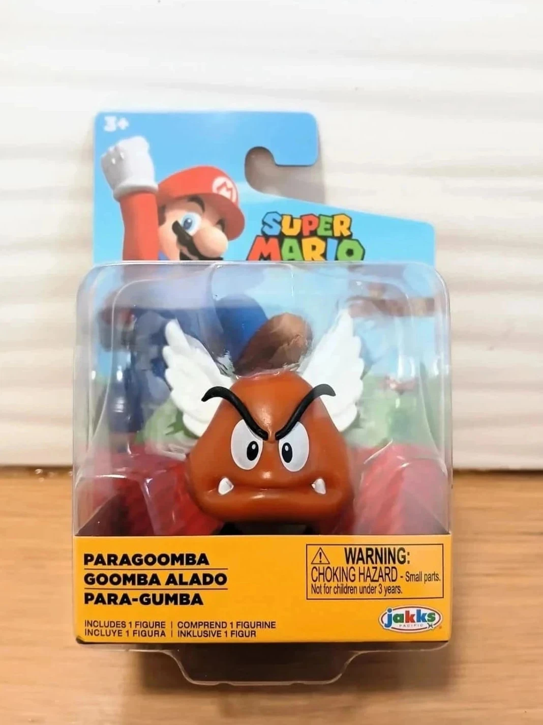 Figurine Jakks Pacific Super Mario Paragoomba Goomba Alado Para Gumba 6cm